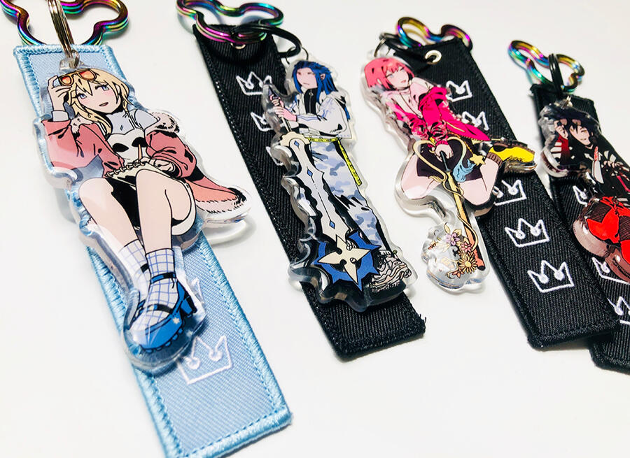 kingdom hearts - charm + strap